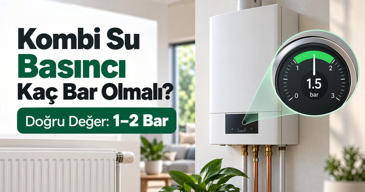 Kombi Su Basıncı Kaç Bar Olmalı? Düşük ve Yüksek Basınç Rehberi