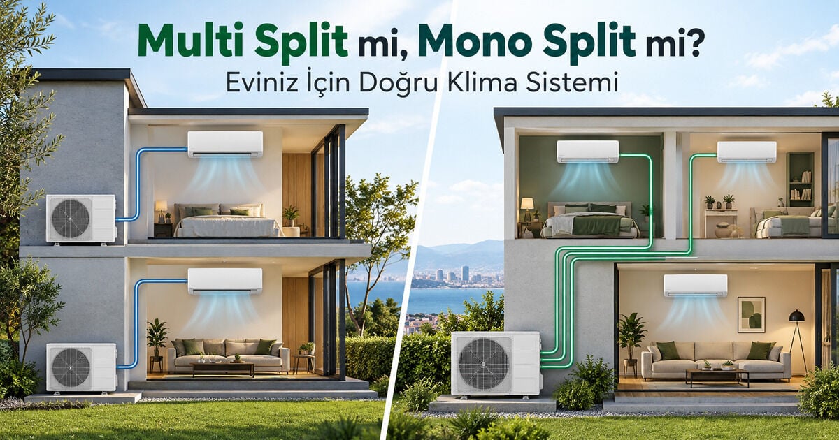 Multi Split Klima mı Mono Split Klima mı?