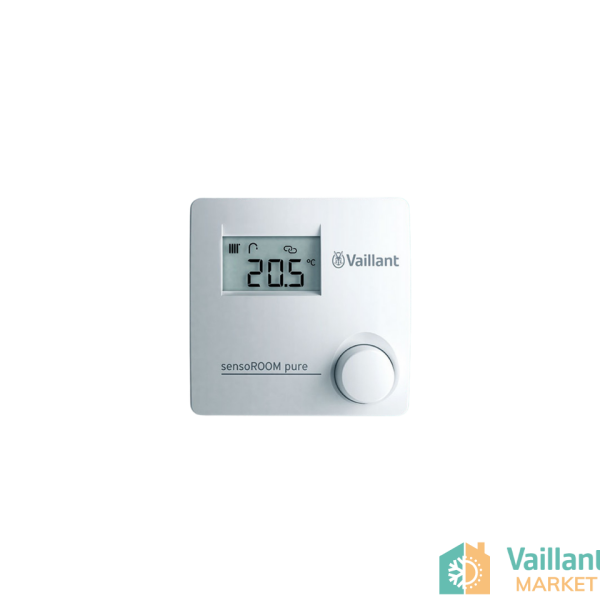 Vaillant VRT 50 sensoROOM pure Dijital Modülasyonlu Oda Termostatı (Kablolu)