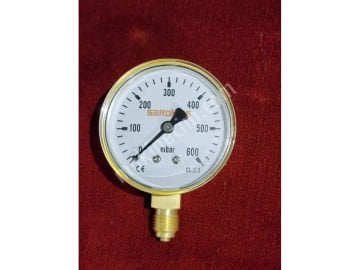 Seronics 600 Mbar Gaz Manometresi