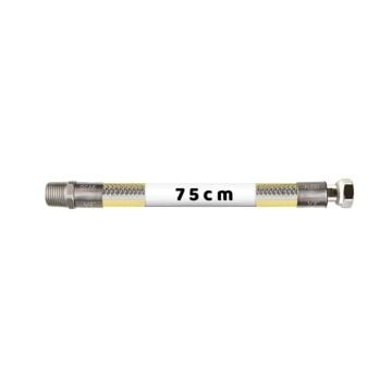 Doğalgaz Flexi 75 cm Ocak Bağlantı Hortumu 1/2x1/2