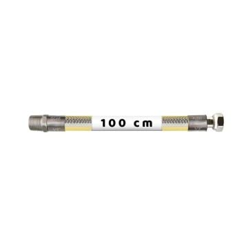 Doğalgaz Flexi 100 cm Ocak Bağlantı Hortumu 1/2x1/2
