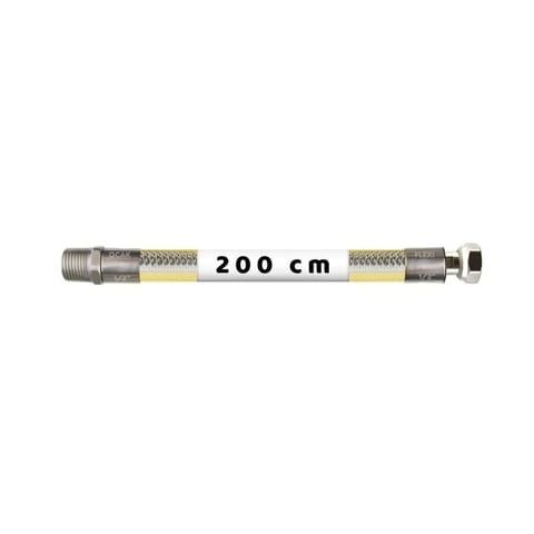 Doğalgaz Flexi 200 cm Ocak Bağlantı Hortumu 1/2x1/2