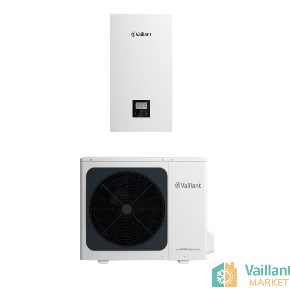 Vaillant aroTHERM split intro 12 kW Isı Pompası - Takviye Elektrikli Isıtıcılı (3kW)